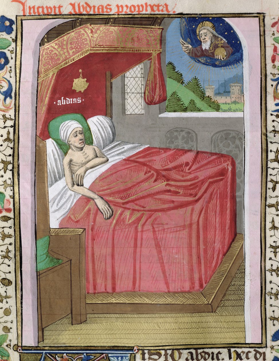 Ms H 7 fol.110v Obadiah