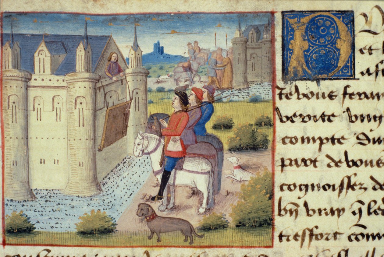 Ms Hunter 252 f.169v Les Cent Nouvelles Nouvelles