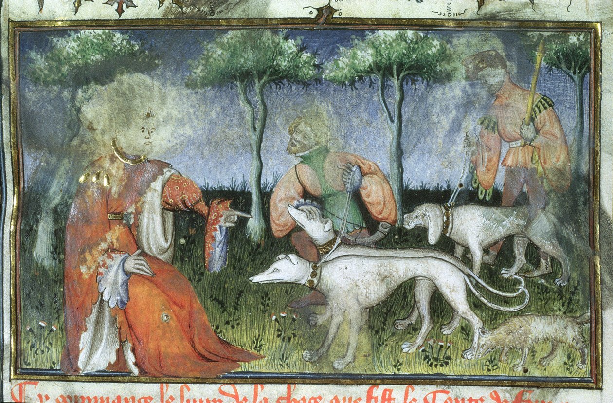 Bayan Hunter 385 f.3r Avcılık, Livre de la Chasse