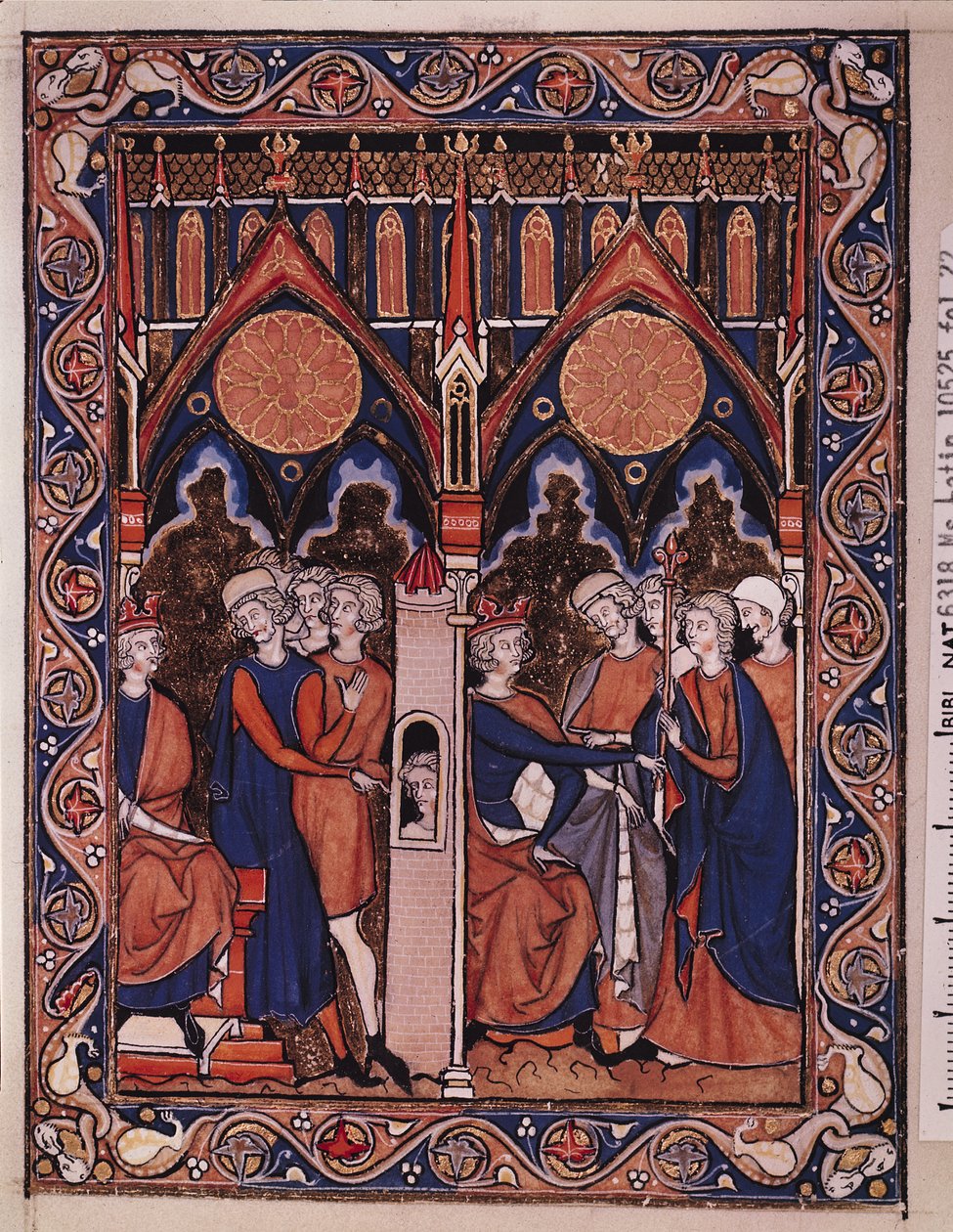 Ms Lat 10525 Fol.22 Joseph, Psalter of St. Louis