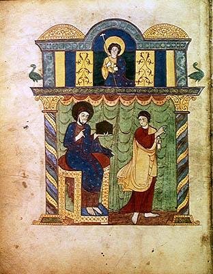Ms Lat 8878 fol.1v İsa, İncil