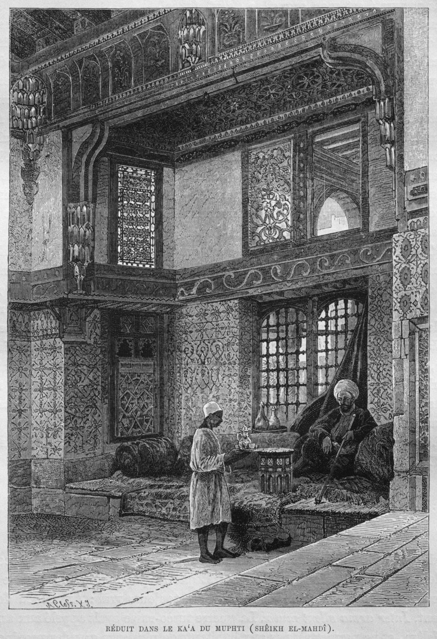 Müftü evi, Qaa, Georg Moritz Ebers