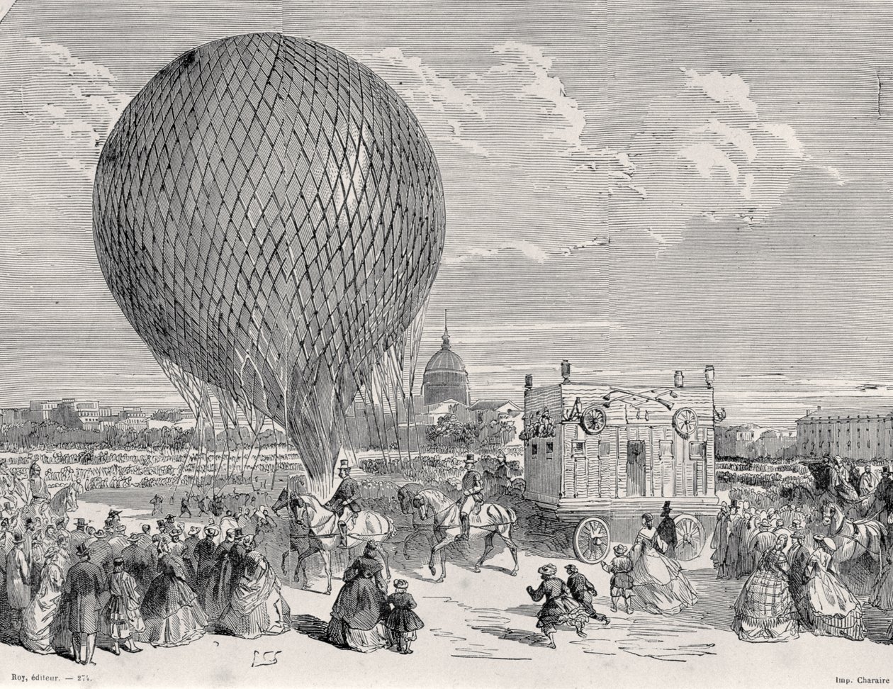 Nadars balonu, Le Géant, 4 Ekim 1863