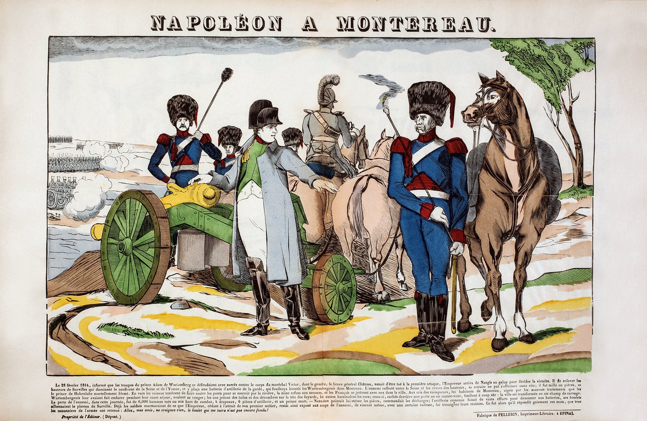 Napolyon ve Montereau 28 Şubat by French School