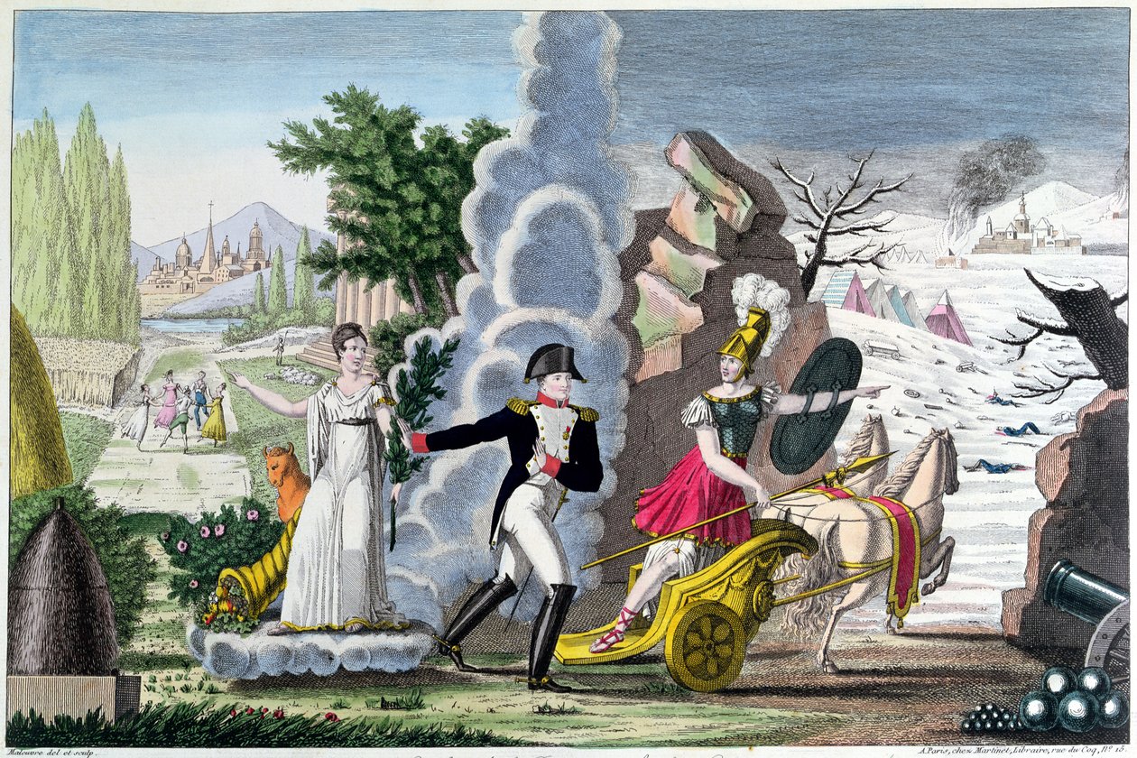 Napolyon I (1769-1821) Savaş ve Barış arasında, c. 1815 by French School