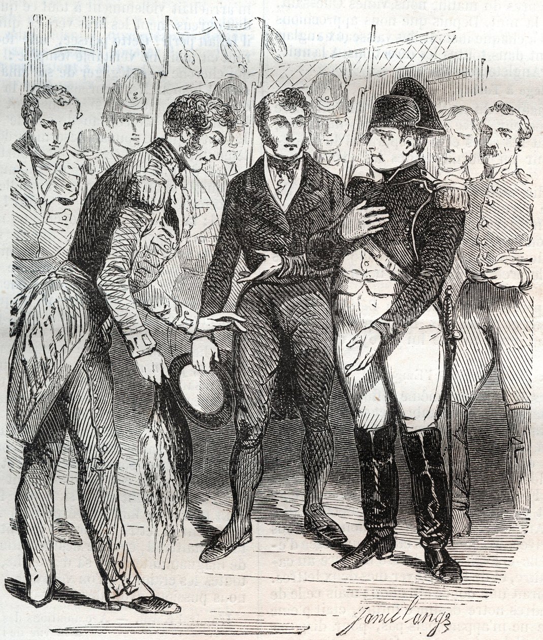 Napolyon İngiliz inancına güveniyor - Napolyon Bonapart, 14 Temmuz 1815