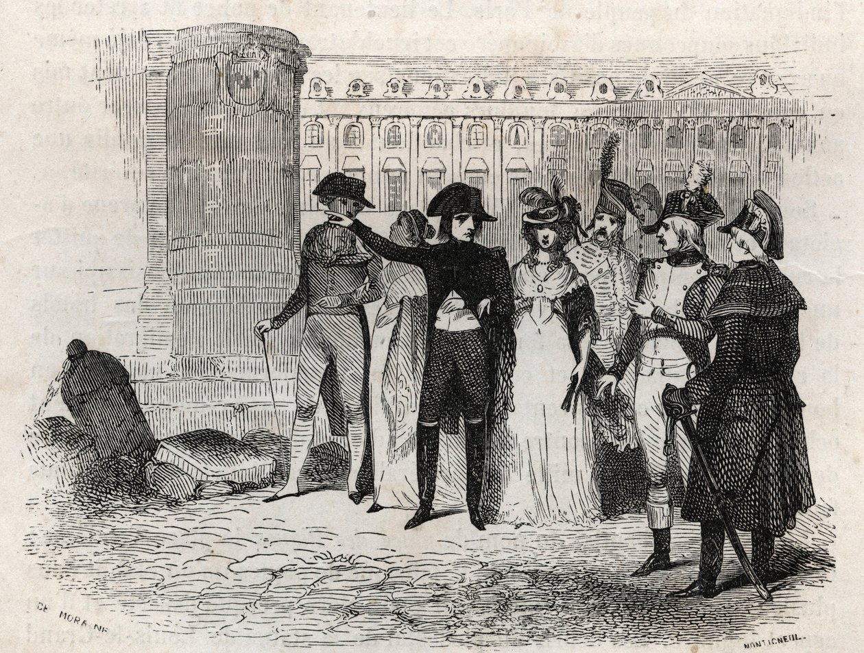 Napolyon, Madame Tallien ile yürüyüş, nee Theresa Cabarrus, Caraman Prensesi, Caraman Prensesi Chimay (1773 - 1835) Vendome