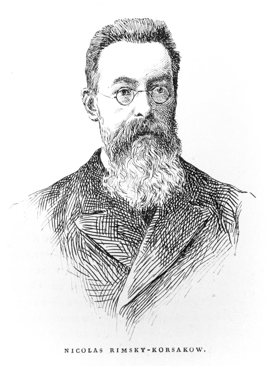 Nicolai Andreievitch Rimsky-Korsakov (1844-1908), Albert Soubies tarafından LHistoire de la Musique en Russie