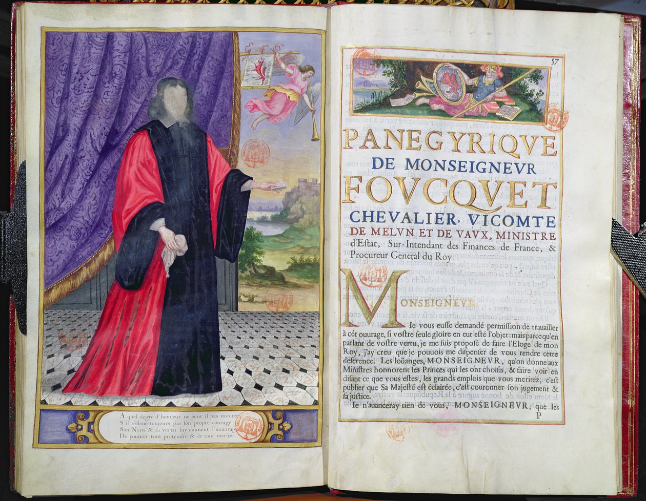 Nicolas Fouquet (1615-80) Les Panegyriques des Hommes Illustres de Notre Siecle