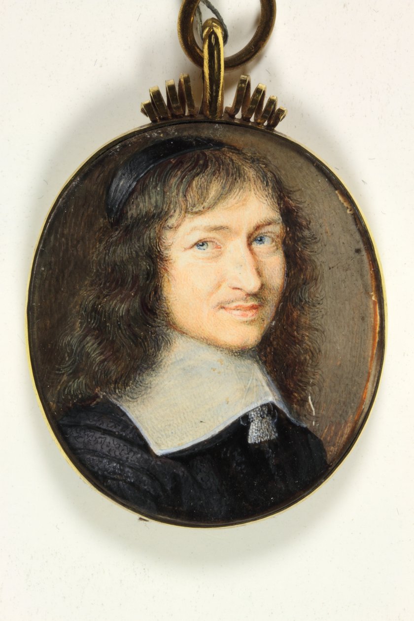 Nicolas Fouquet, Melun Vikontu ve Vaux, Belle-Isle Markisi (emaye) by French School