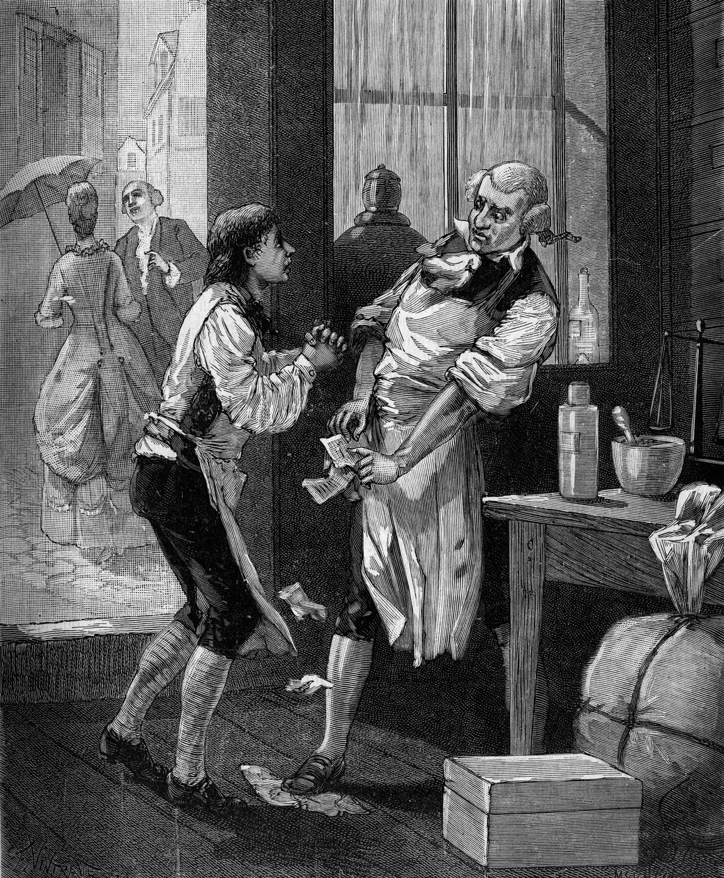 Fransız kimyager Nicolas Louis Vauquelin (1763 - 1829) ilk önce bir eczanede çalıştı. Bitard Adolphe 1880
