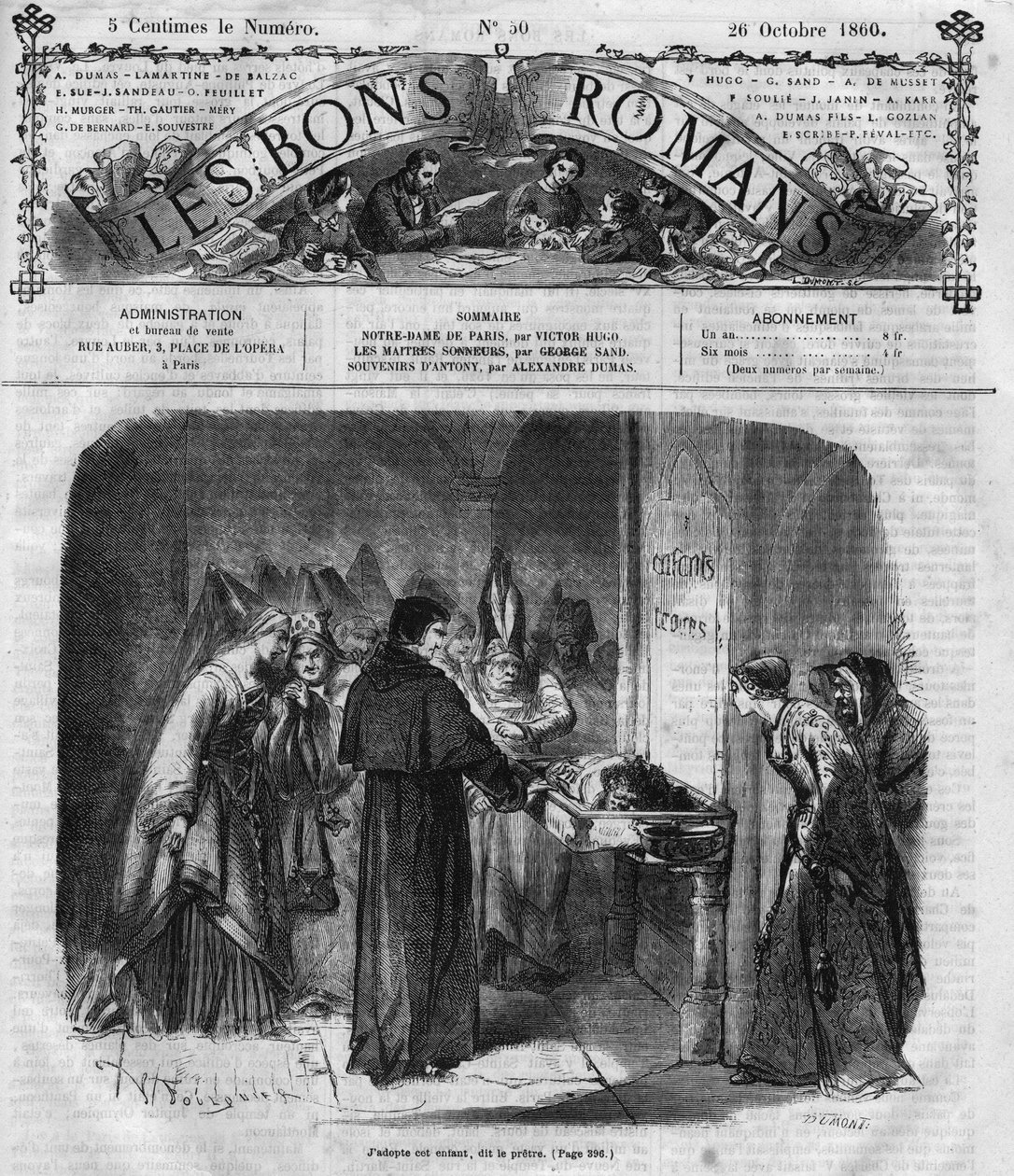 Roman serisi: Victor Hugo (1802-1885) tarafından yazılan “Notre Dame de Paris”. Rahip Quasimodo