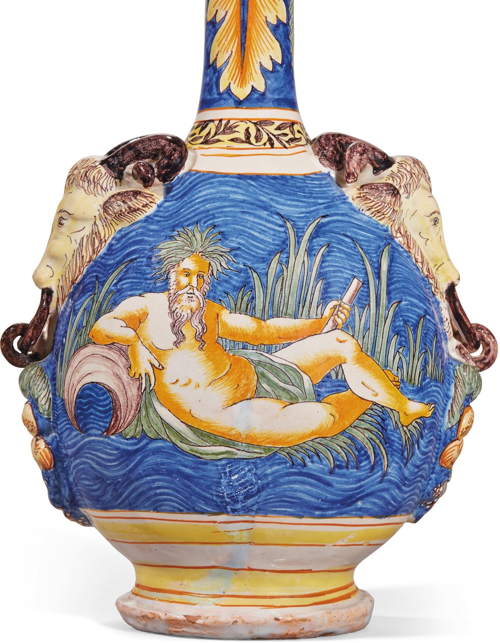 İki Su Kabağı çiftinden biri, Nevers, c.1680-1700 by French School