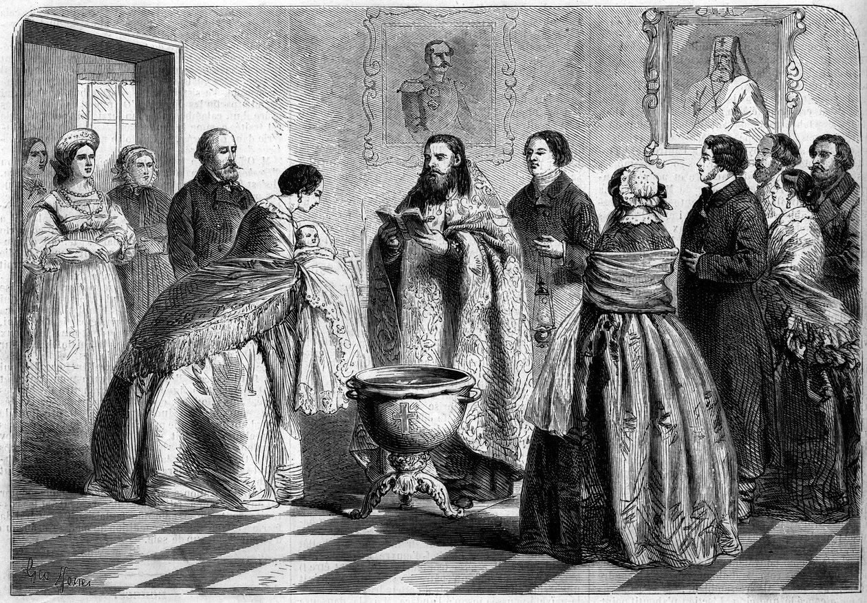 Ortodoks ayin - vaftiz: 1858