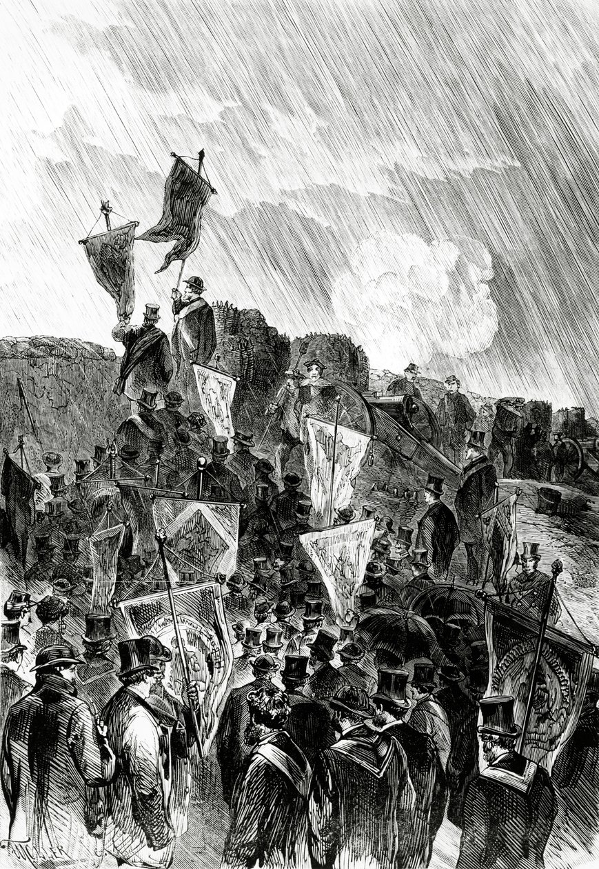 Paris bombardımanının durdurulmasını talep etmek için 28 Nisan 1870