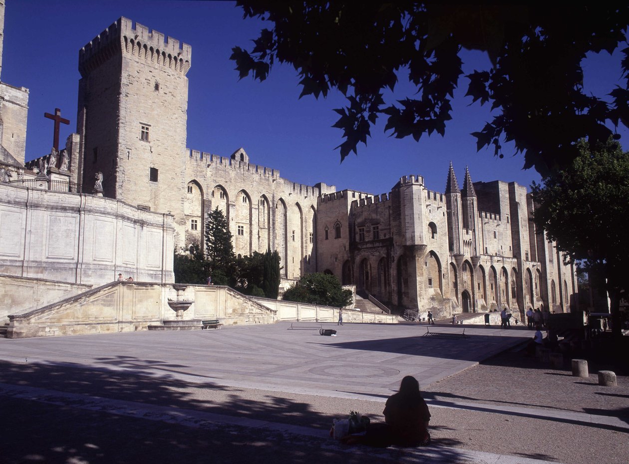 Avignon Papaları Sarayı by French School