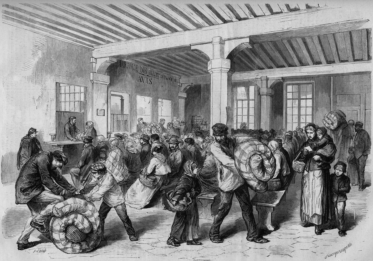 Paris, kış 1868: İmparator III. 25 Ocak 1868 tarihli ""Le Monde Illustre"" n°563