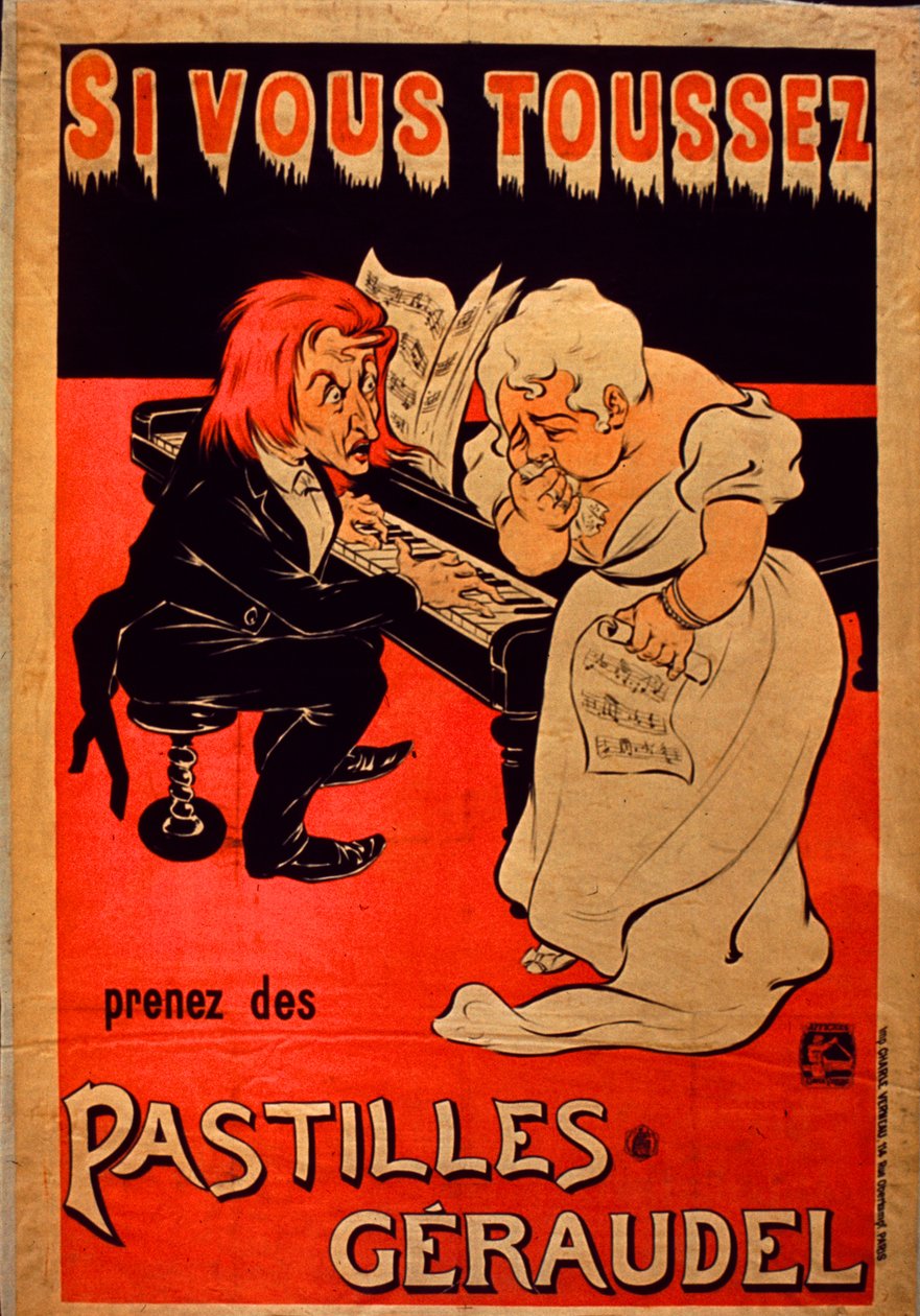 Géraudel Pastil Posteri by French School