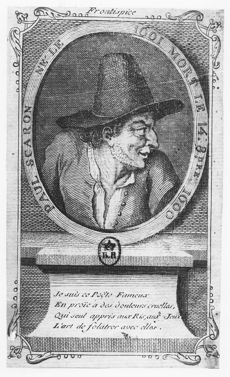Paul Scarron (gravür) by French School