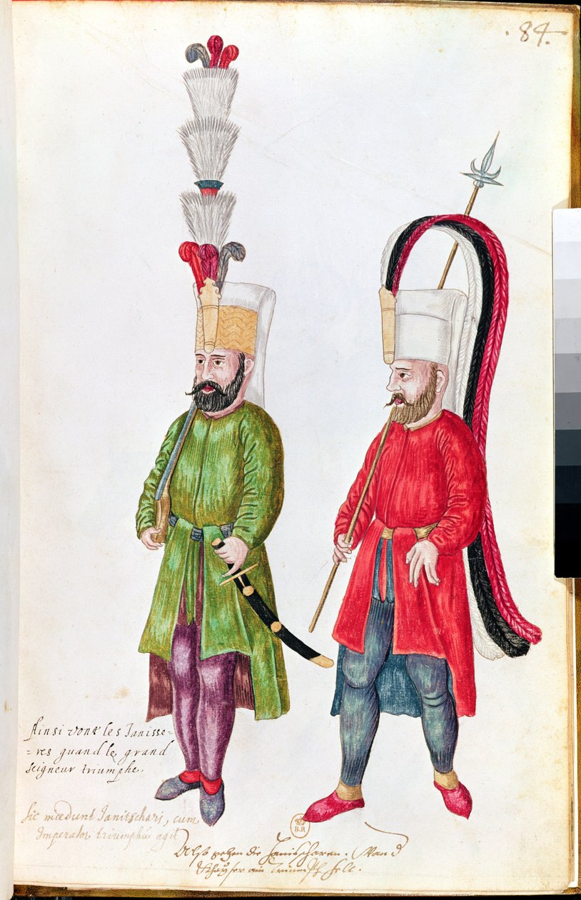 İran Yeniçerileri, 1513 (kağıt üzerinde wc) by French School
