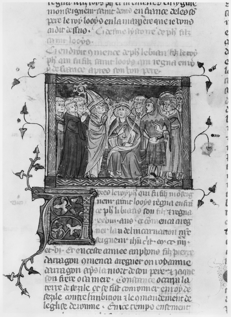 Philip IV, Grandes Chroniques de France