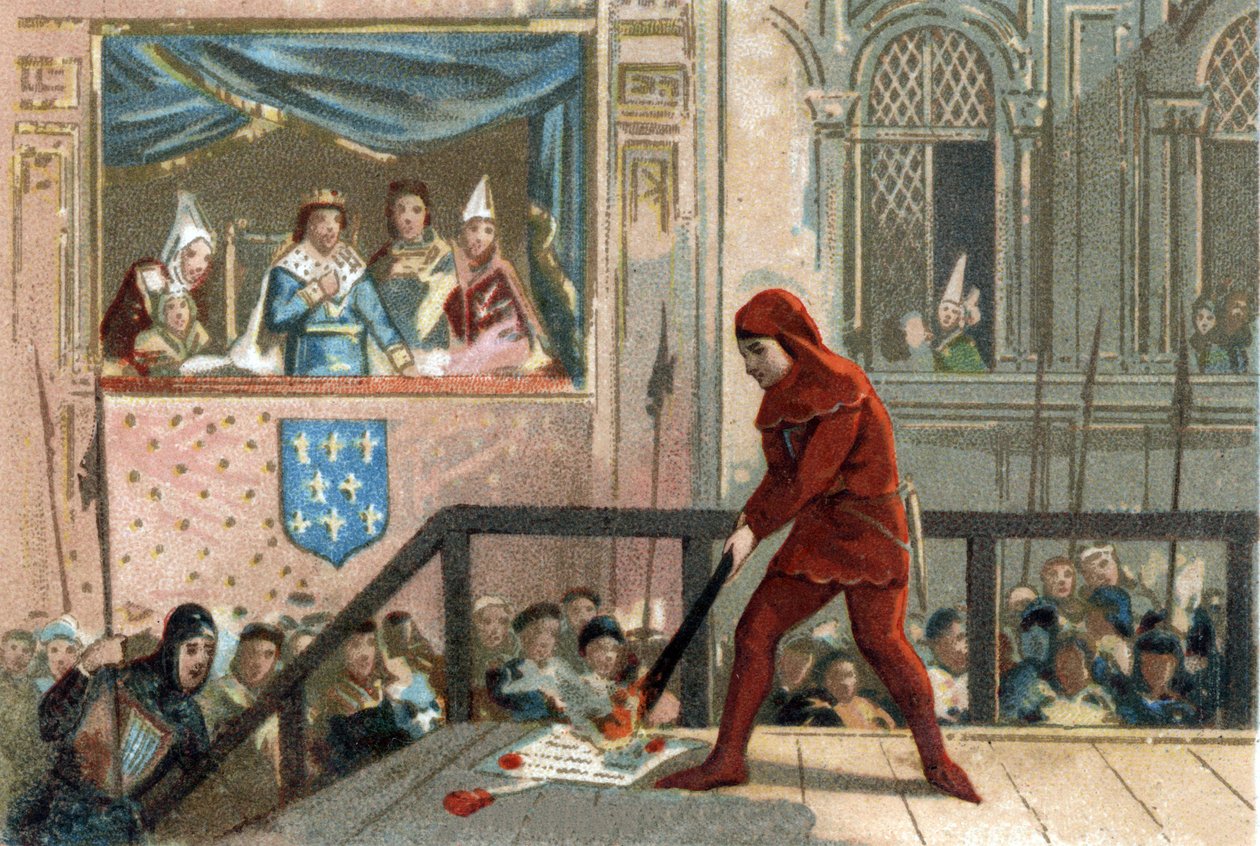Le Bel olarak bilinen IV. Philip by French School