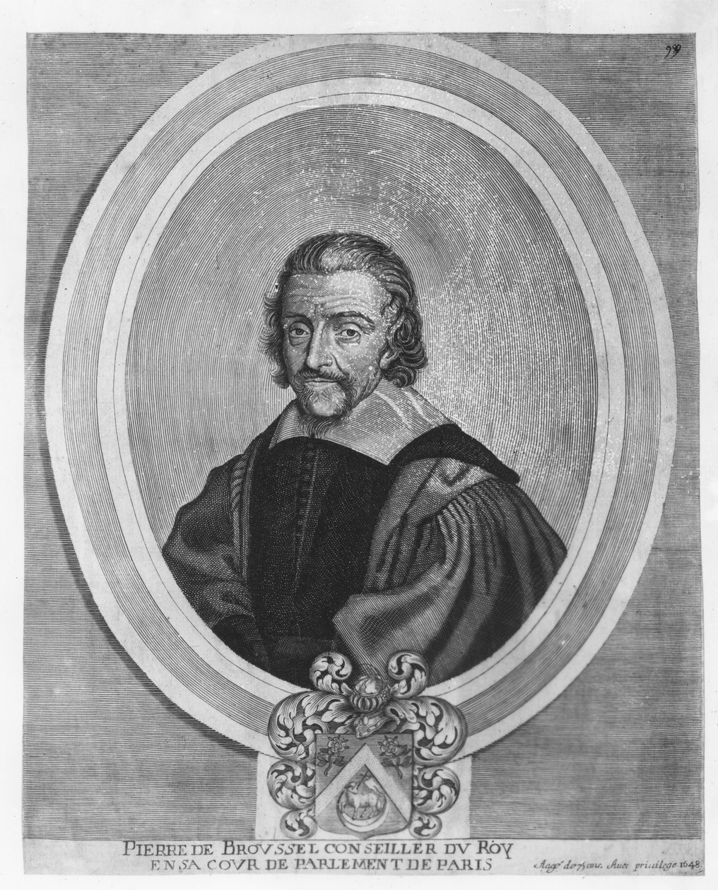 Pierre Broussel (gravür) by French School