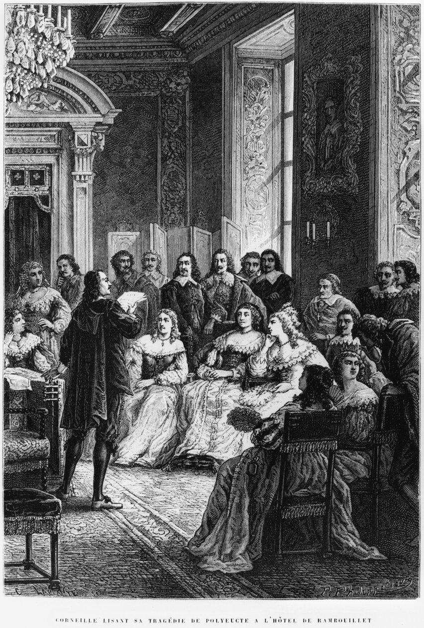 Pierre Corneille (1606-84), Hotel de Rambouillet