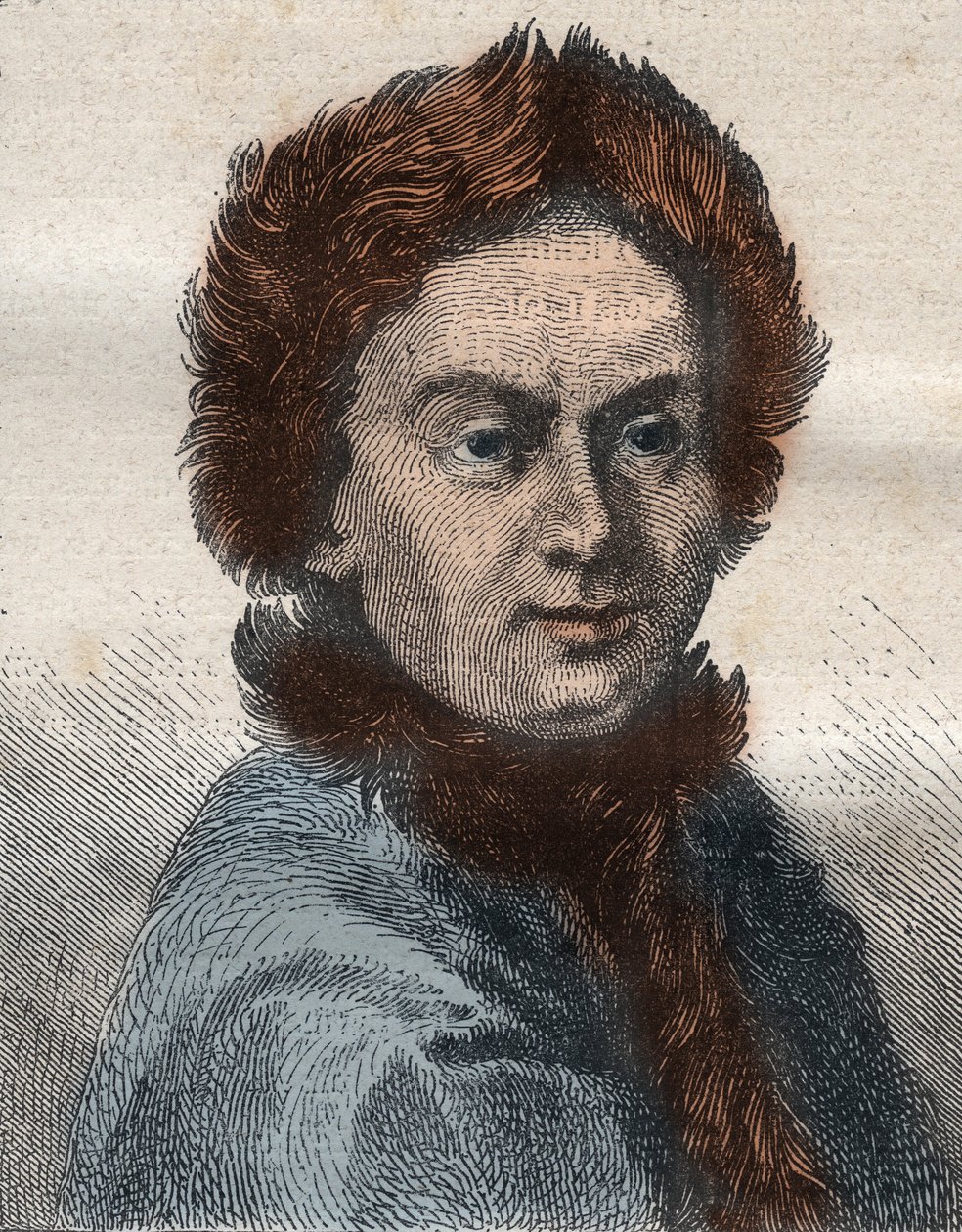 Pierre Louis Moreau de Maupertuis, gökbilimci (1698 - 1759) - "18. Yüzyılın Büyük Denizcileri"nden alınan çizim by French School