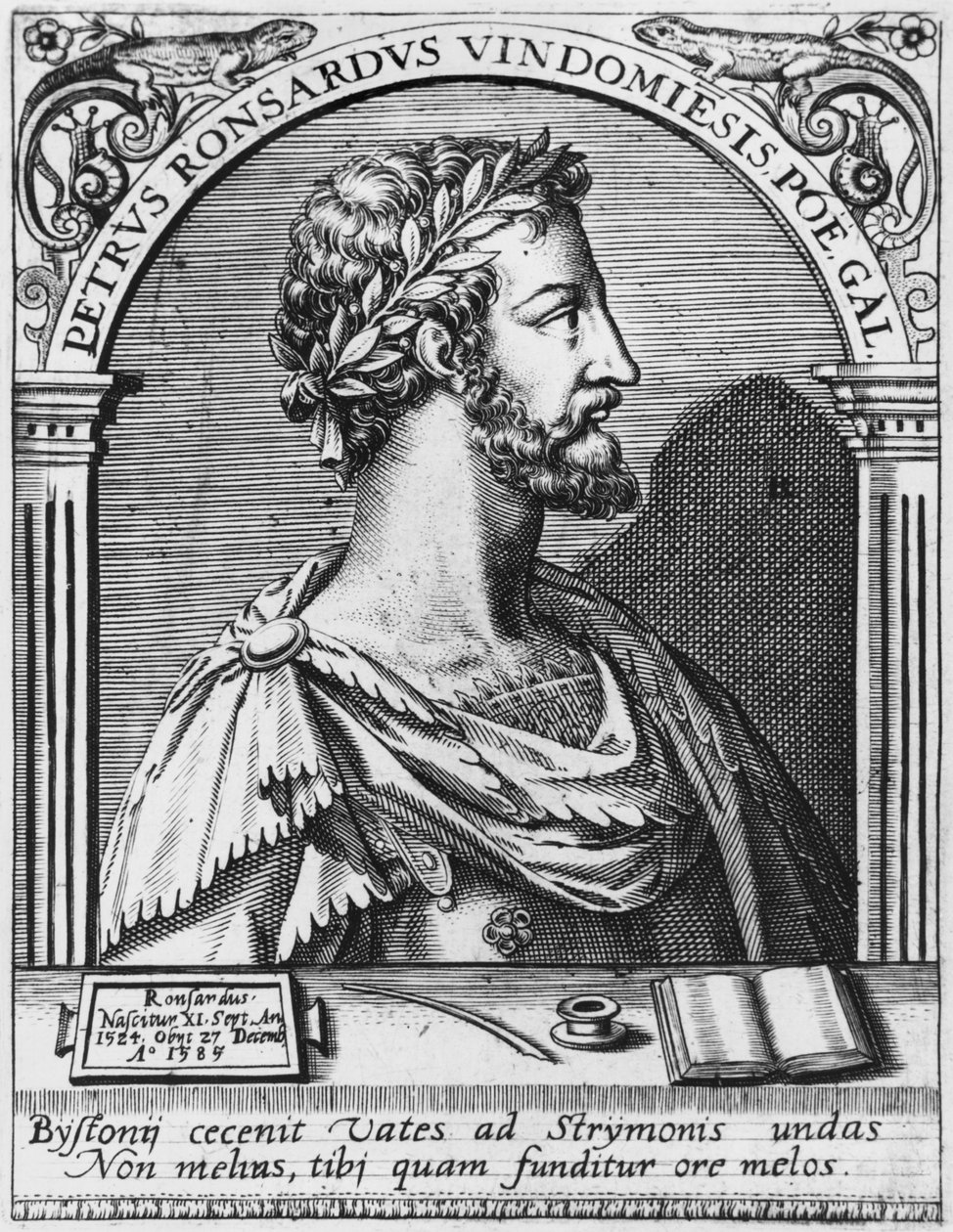 Pierre de Ronsard (1524-85) by French School