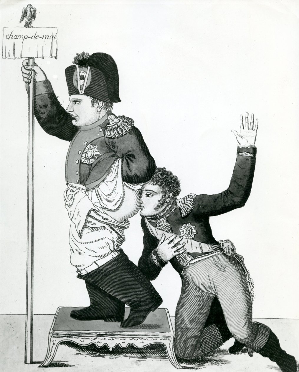 Burun Kıstırma - Neys Bildirisi, Yemin ederim Menekşe Kokar, 1815 by French School