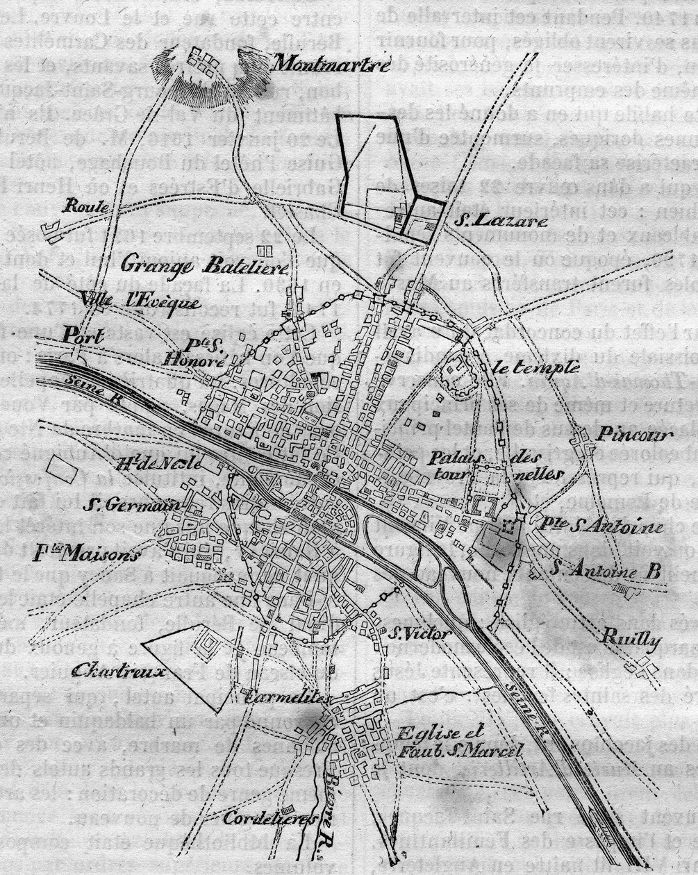 Charles V altında Paris Planı by French School