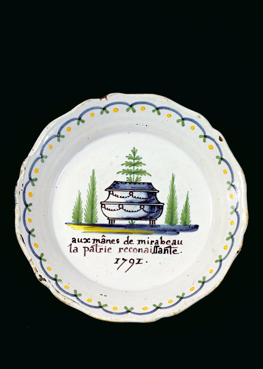 Plaka, 1791 (seramik) by French School