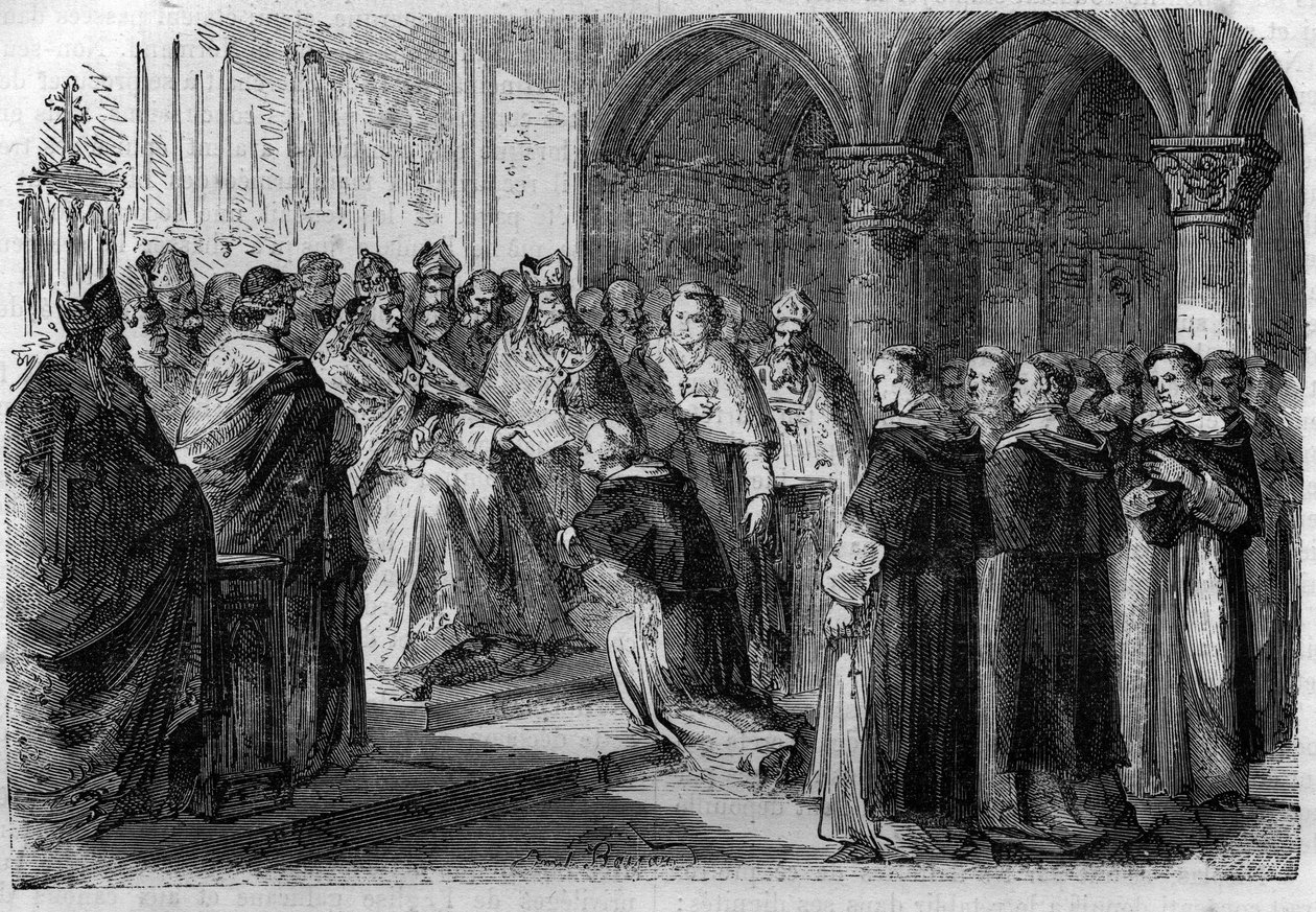 Papa Adrien II (792-872) mirasçılarından birine Lord Normand