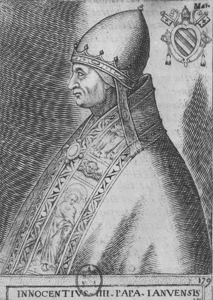Papa Masum III (gravür) by French School