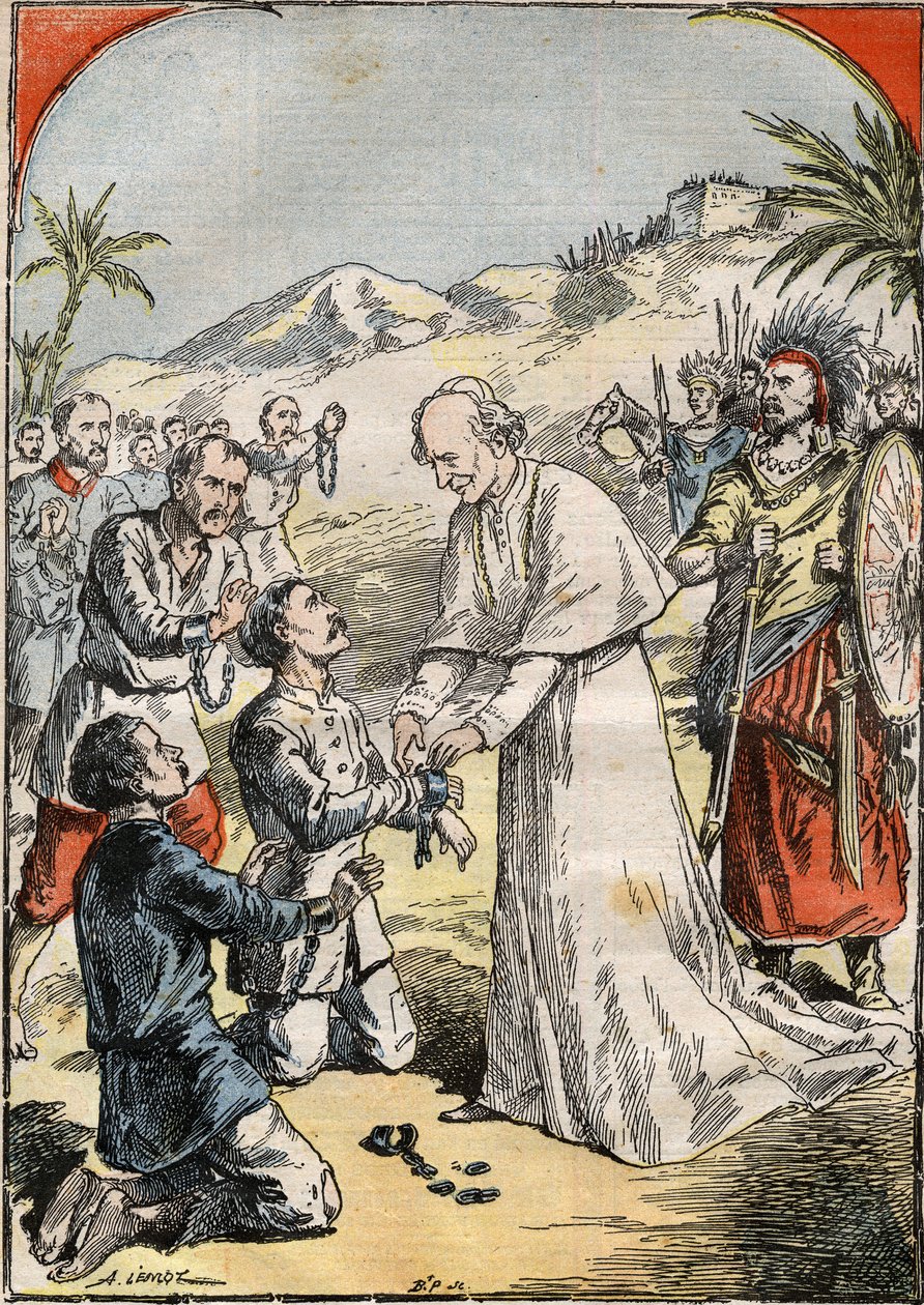 Papa Leo XIII (Leone XIII, Gioacchino Pecci by French School