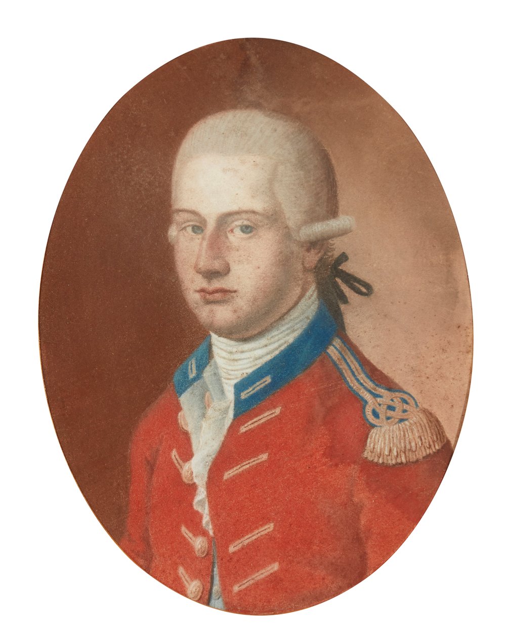 Bir Subay Portresi (pastel) by French School