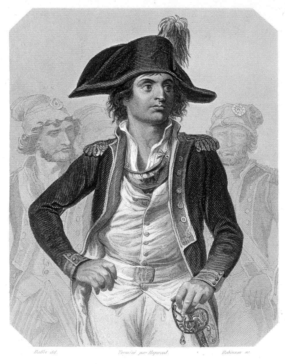 Antoine Joseph Santerre (1752-1809), Fransız politikacı portresi. Lamartine