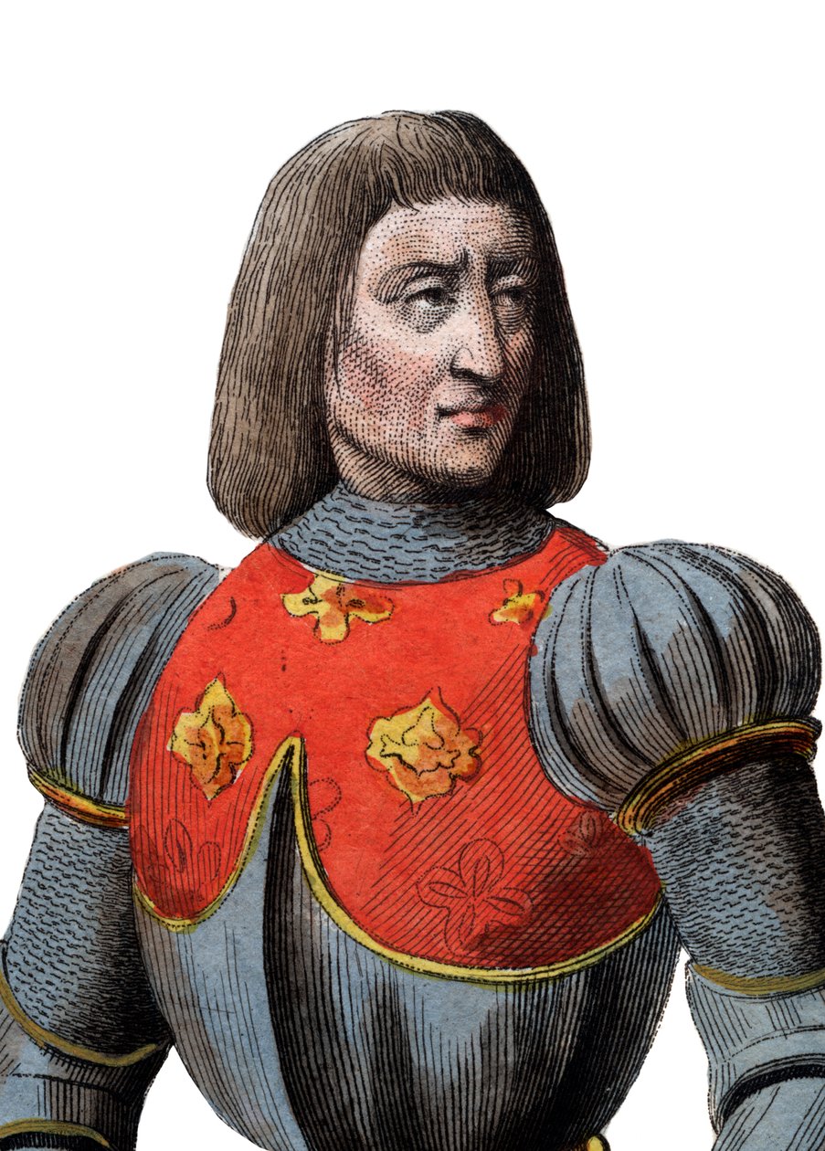 Arthur III Duke of Brittany (1393-1458), Fransız Memur portresi. by French School