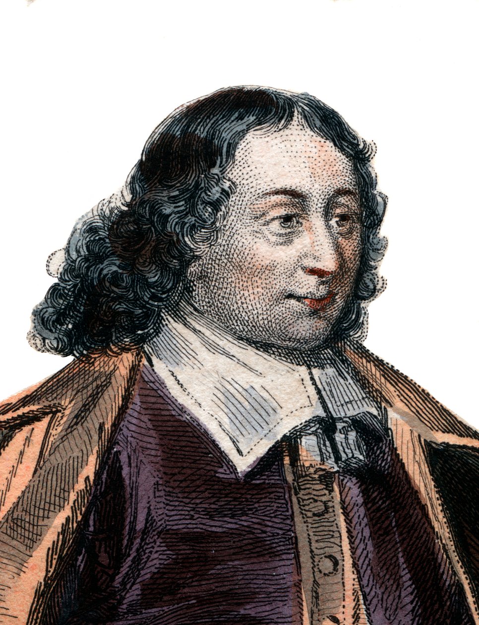 Blaise Pascal (1623-1662), Fransız matematikçi ve yazar portresi. by French School