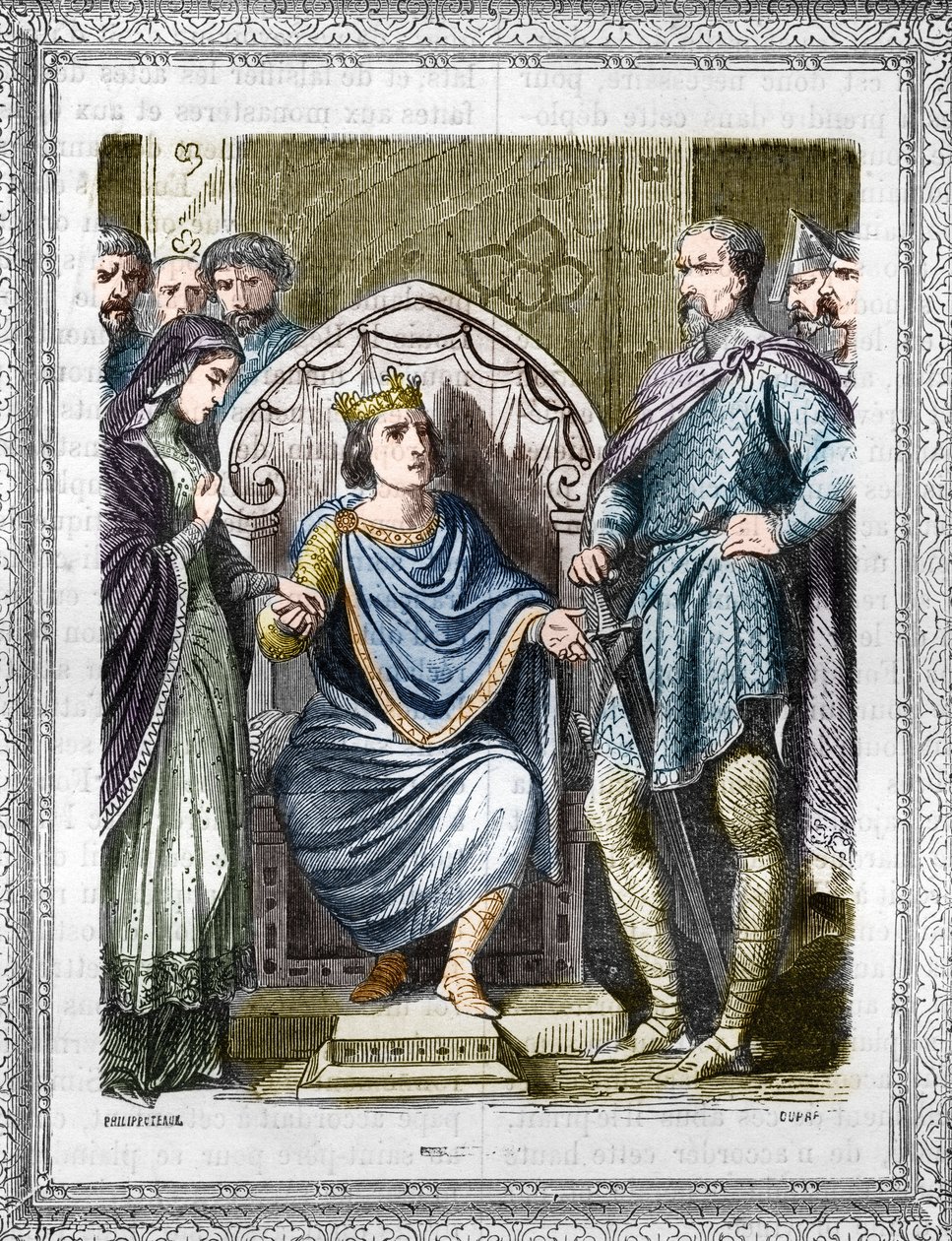 Charles III'ün portresi Basit (879-929) olarak adlandırılır. Maurice Lachatre'nin “Yüzyıllar Boyunca Papalar-Krallar-Kraliçeler ve İmparatorların Tarihi”nde Gravür by French School