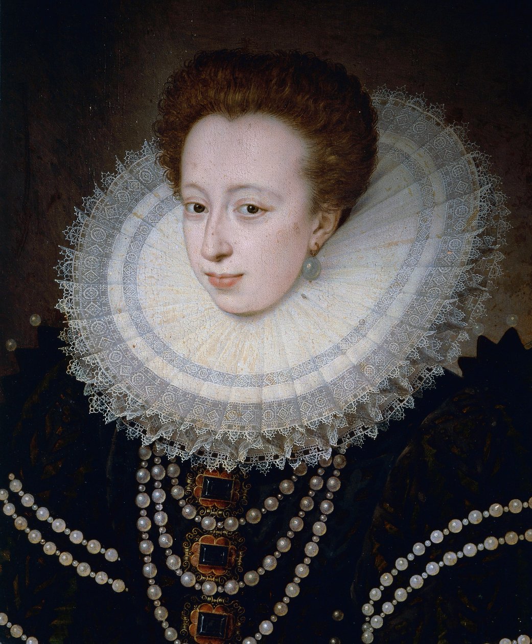 Lorraine'li Christine'in portresi by French School