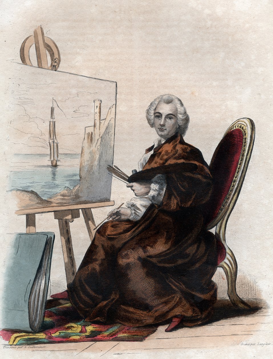 Claude Joseph Vernet (1714-1789), Fransız ressam by French School