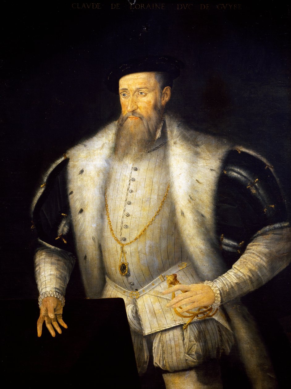 Lorraine'li Claudius I'in Portresi (Conde-sur-Moselle Kalesi) by French School