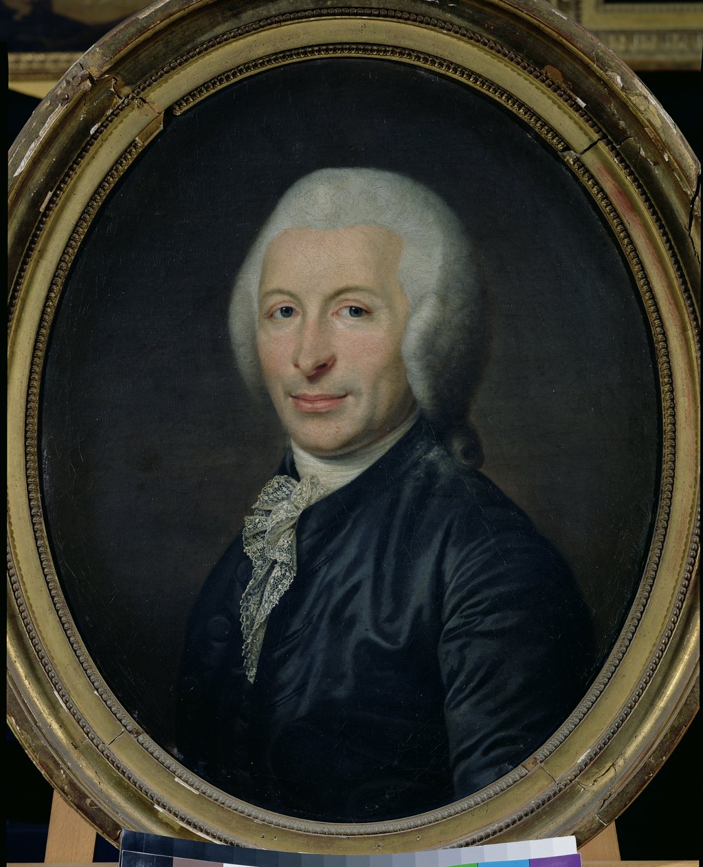 Doktor Joseph-Ignace Guillotin'in Portresi (1738-1814) (tuval üzerine yağlı boya) by French School