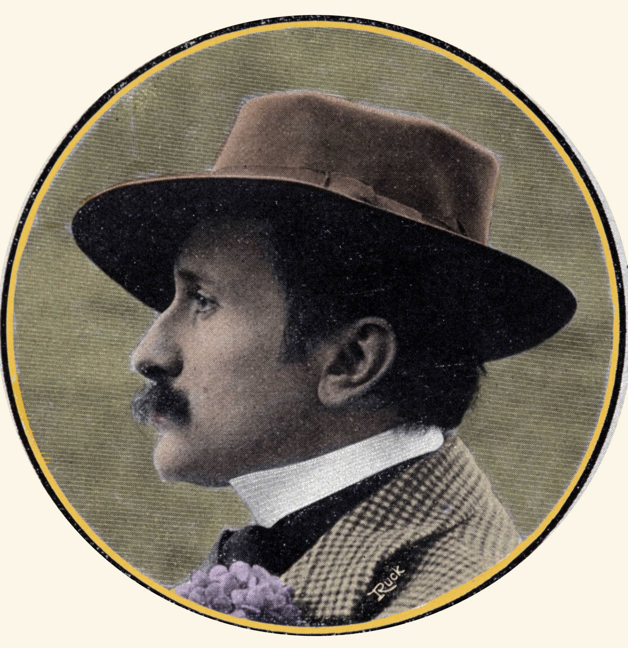 Edmond Rostand (1868-1918), Fransız yazar. by French School