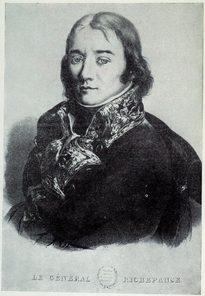 Kölelik lehine General Antoine Richepance (veya Richepanse) (1770-1803) portresi. 19. yüzyıl Chartres baskıları, Musee des Beaux Arts by French School