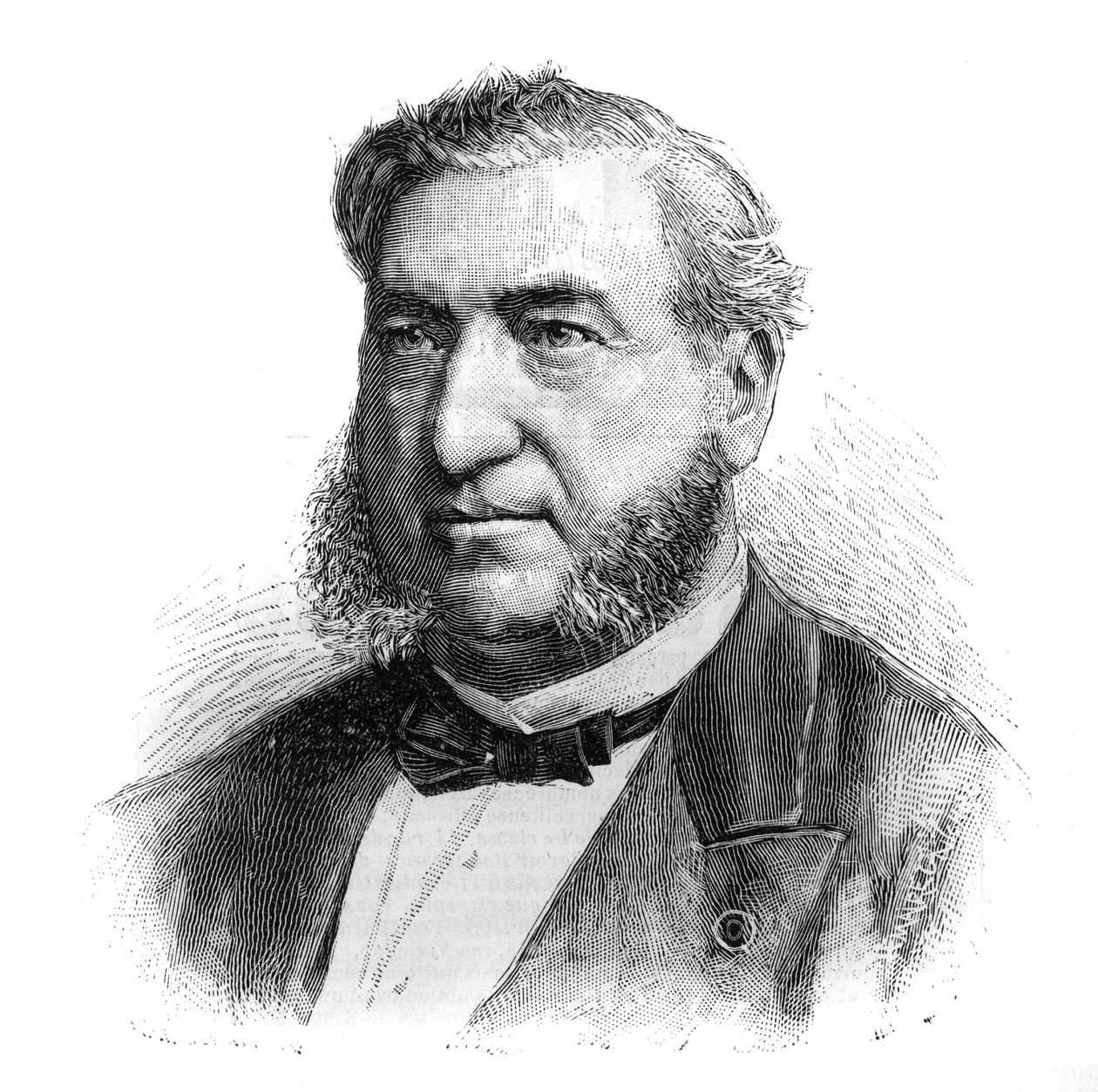 Henri Legrand du Saulle (1830-1886), Fransız psikiyatrist portresi. “Resimli Dünya”da Gravür by French School