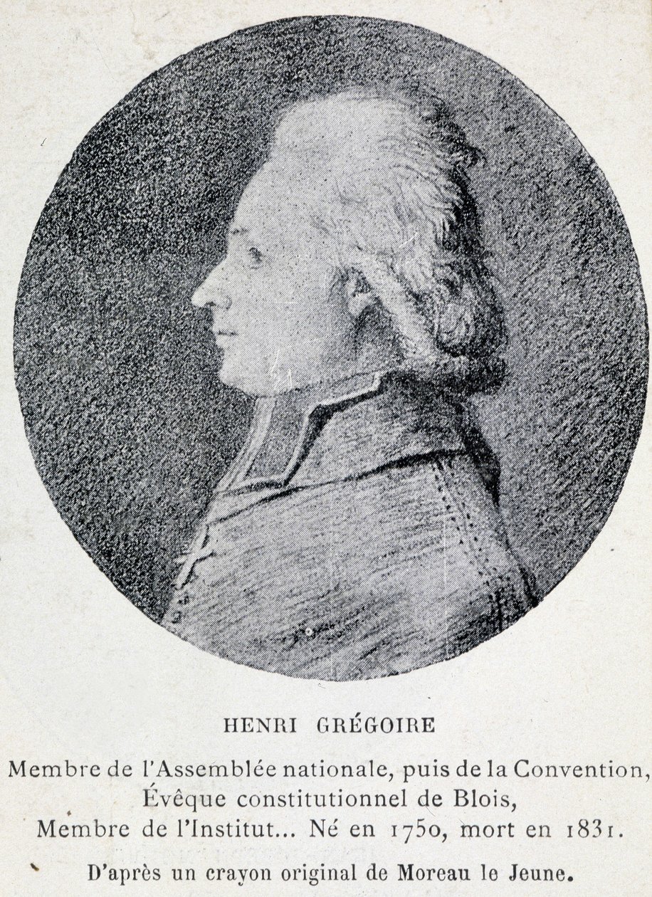 Abbe Gregoire (1750-1831), Fransız din adamı ve politikacı olarak bilinen Henri