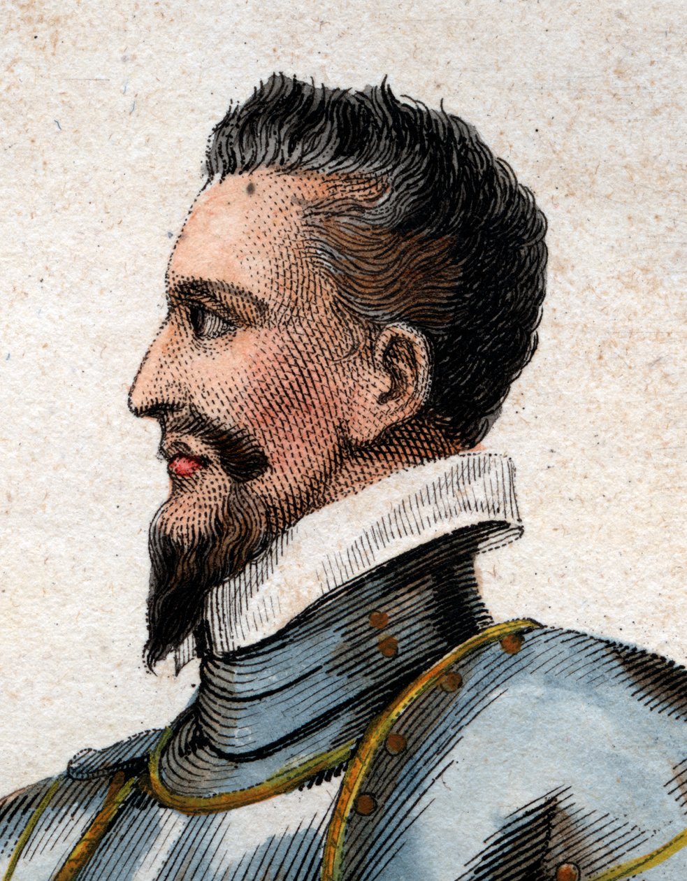 Henry I, Guise Dükü (1550-1588) portresi yaralı olarak adlandırılır. by French School
